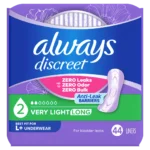 always discreet very light liners front image