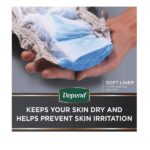 56 Count, Black, Small/Medium: Depend Real Fit Incontinence Underwear For Men, Maximum Absorbency, S/M, Black, 56 Count - Image 4