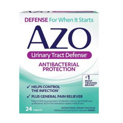 AZO Urinary Tract Defense, Antibacterial Protection, 24 Count