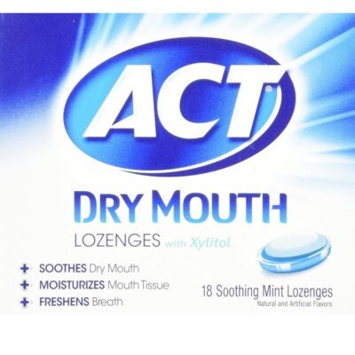 Act Dry Mouth Mint Lozeng Size 18ct (Pack of 1)