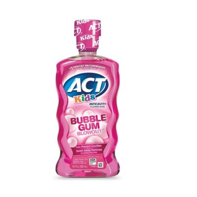 Act Kids Anti-Cavity Fluoride Rinse, Bubblegum Blowout 16.9 Oz