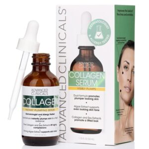 Advanced Clinicals Collagen Instant Plumping Serum For Fine Lines And Wrinkles. 1.75 Fl Oz. - Image 1