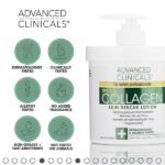 Advanced Clinicals Collagen Skin Rescue Lotion - Hydrate, Moisturize, Lift, Firm. Great for Dry Skin (Two - 16oz) - Image 4
