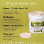 Advanced Clinicals Green Coffee Bean Oil Thermo-firming Body Cream 16oz Spa Size - Image 2