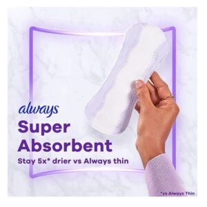 Always Incredibly Thin Regular Daily Liners wrapped 120 Count Pack of 2 - Image 3
