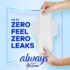 Always Infinity Size 1 Regular Pads With Wings Unscented – 50 Count - Image 2