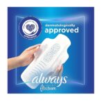 Always Infinity FlexFoam Pads for Women Size 4 Overnight Absorbency, Up to 12 Hours Zero Leaks, Zero Feel Protection, with Wings Unscented, 38 Count - Image 5