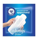 Always Infinity FlexFoam Pads for Women Size 5 Extra Heavy Overnight Absorbency, Up to 12 Hours Zero Leaks, Zero Feel Protection, with Wings Unscented, 30 Count - Image 4