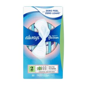 Always Infinity Pads Heavy Flow 32 ct. - Image 2