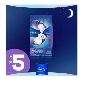 Always Infinity Pads with Wings, Extra Heavy Overnight, 24 Count (Pack of 6) - Image 3