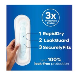 Always Maxi Unscented Pads without Wings Regular 48 Count - Image 2