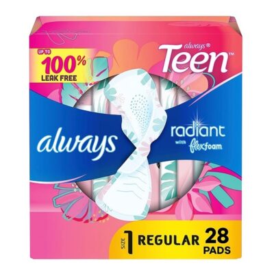 Always Totally Teen Radiant Infinity Pads 28 Count