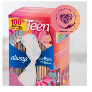 Always Totally Teen Radiant Infinity Pads 28 Count - Image 2