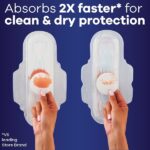 Always Ultra Thin Extra Heavy Overnight Pads, 24 Count - Image 3