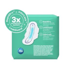 Always Ultra Thin Pads Regular W Flexi-Wings Unscented 46 Count - Image 2