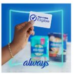 Always Ultra Thin Pads Regular W Flexi-Wings Unscented 46 Count - Image 3