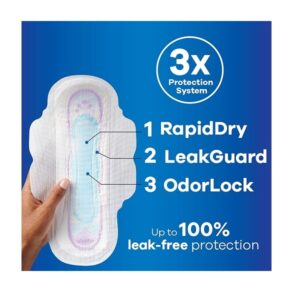 Always Ultra Thin Pads Super W/Flexi-Wings Unscented 42 Count - Image 2