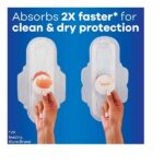 Always Ultra Thin Pads Super W/Flexi-Wings Unscented 42 Count - Image 3