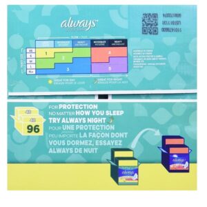 Always Ultra Thin Regular Pads With Wings, Unscented, 96 Count - Image 4