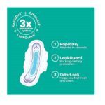 Always Ultra Thin, Size 1, Regular Pads With Wings, Unscented 36 Count - Image 2
