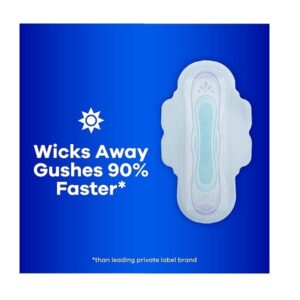 Always Ultra Thin, Size 1, Regular Pads With Wings, Unscented 36 Count - Image 4