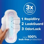 Always Ultra Thin, Size 2, Super Pads With Wings, Unscented, 42 Count (Pack of 3) - Image 2