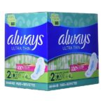 Always Ultra Thin Unscented Pads with Wings Long/Super 88 Count - Image 5