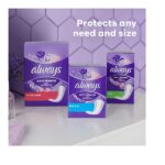 Always Xtra Protection Daily Liners, Regular, 100 Count - Image 4