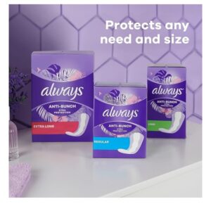 Always Xtra Protection Long Daily Liners Unscented 108 Count - Image 5