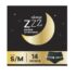 always zzzs period underwear size S M black 14 count front packaging india