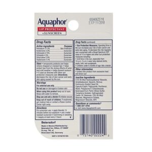 Aquaphor Lip Repair & Protect Tube Blister Card Dual Pack, 0.35 Ounce - Image 2