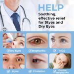 Aroma Season Heated Eye Mask, USB Steam Warm Compress For Puffy Eyes, Warm Therapeutic Treatment For Dry Eye, Chalazion, Blepharitis, Stye (Black) - Image 2