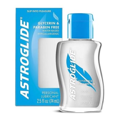 Astroglide Glycerin & Paraben Free Liquid, Water Based Personal Lubricant, 2.5 oz