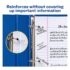 Avery Clear Self-Adhesive Reinforcement Labels, 0.25 inch Round, Pack of 1000 (5722) - Image 2