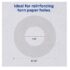Avery Clear Self-Adhesive Reinforcement Labels, 0.25 inch Round, Pack of 1000 (5722) - Image 3