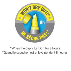 BIC Brite Liner Grip Highlighter, Chisel Tip, Yellow, 12 Highlighters - Image 3