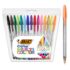 BIC Cristal Multicolour Ballpoint Pens Wide Point (1.6 mm) - Assorted Colours, Pack of 15