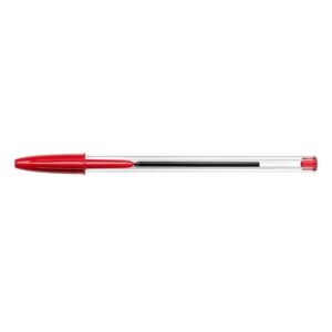 BIC Cristal Xtra Smooth Ball Pen, Medium Point (1.0 mm), Red, 10-Count - Image 3