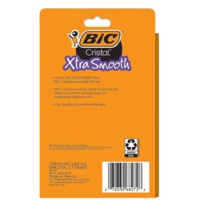 BIC Cristal Xtra Smooth Ballpoint Pen, Medium Point (1.0mm), Black, 10-Count - Image 3