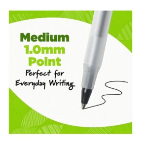 BIC Ecolutions Round Stic Ballpoint Pen, Medium Point (1.0mm), Black, 50-Count - Image 2
