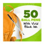 BIC Ecolutions Round Stic Ballpoint Pen, Medium Point (1.0mm), Black, 50-Count - Image 3