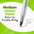 BIC Ecolutions Round Stic Ballpoint Pen, Medium Point (1.0mm), Blue, 50-Count - Image 4
