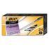 BIC MS241BK Cristal Xtra Smooth Ballpoint Stick Pen Black Ink 1mm Medium 24/Pack