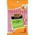 BIC Round Stic Ball Pen - Pack of 10, Red