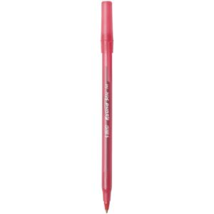 BIC Round Stic Ball Pen - Pack of 10, Red - Image 3