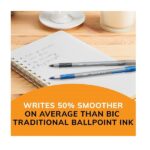 BIC Round Stic Ball Pen - Pack of 12, Purple - Image 5