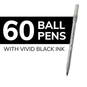 BIC Round Stic Ballpoint Pen|Black - Image 2