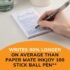 BIC Round Stic Ballpoint Pen|Black - Image 4