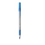 BIC Round Stic Grip Ball Pen, Fine Point, 0.8mm, Blue, 12 Pens (GSFG11-Blue) - Image 2