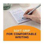 BIC Round Stic Grip Xtra Comfort Ball Pen, Medium Point (1.2 mm), Black, 36-Count - Image 4